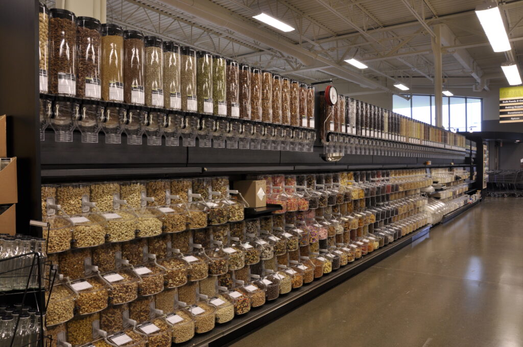 Bulk Aisle at Lakewinds Food Co-op