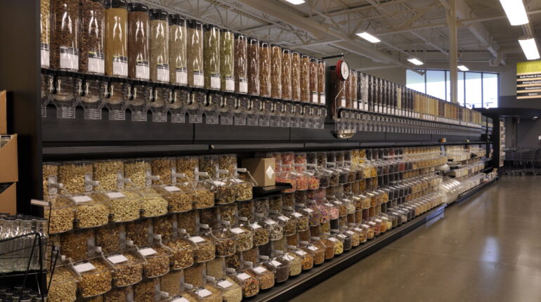 Bulk Aisle at Lakewinds Food Co-op