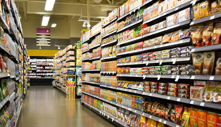 Organic Grocery Store Aisle