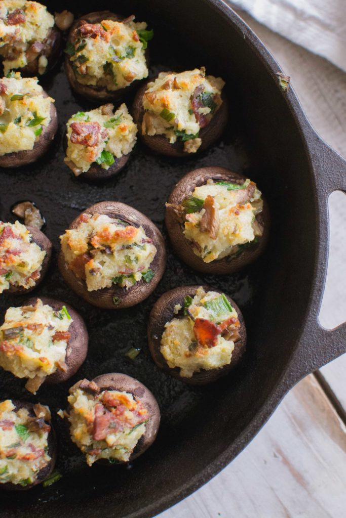 Image for Gorgonzola & Bacon Stuffed Mushrooms