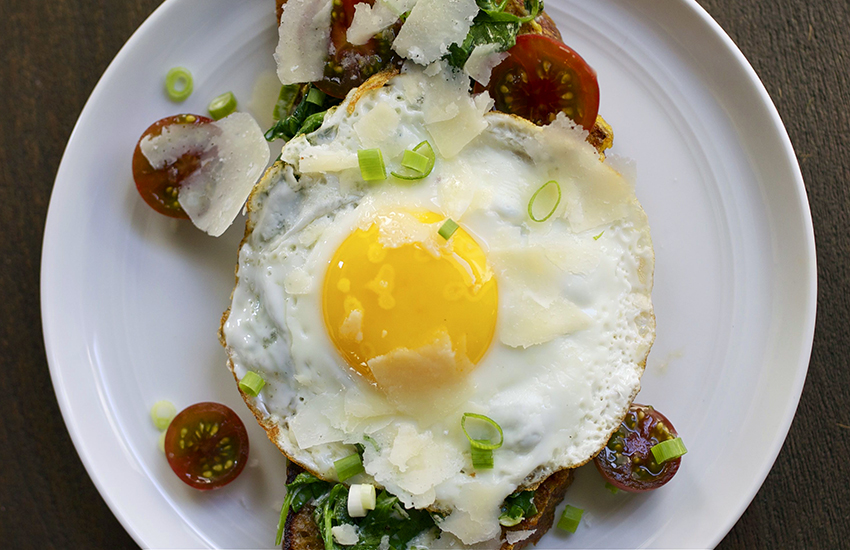 Image for Savory French Toast with Creamed Cress