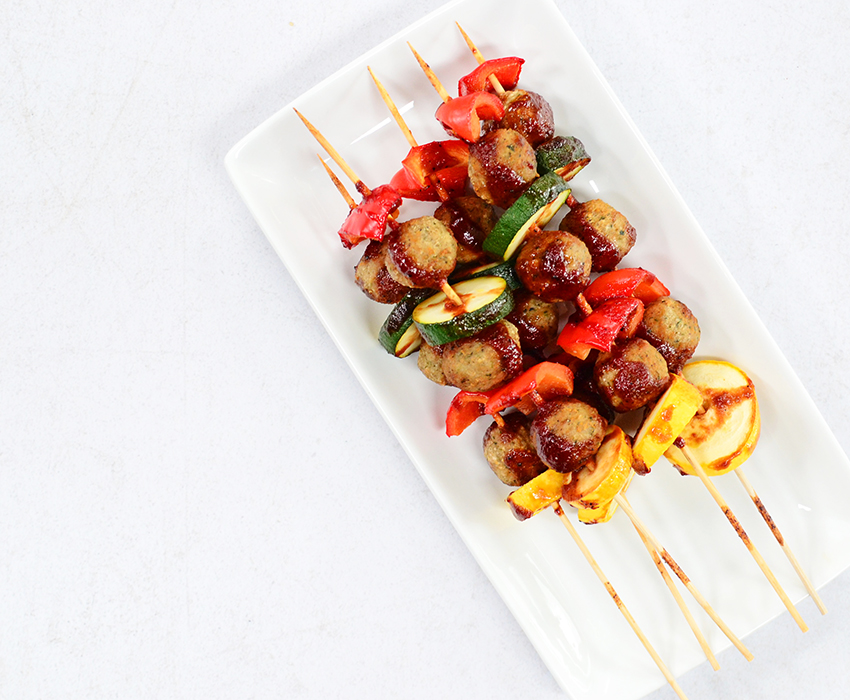 Image for BBQ Easy Meatball Kebabs