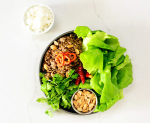 traditional lamb larb