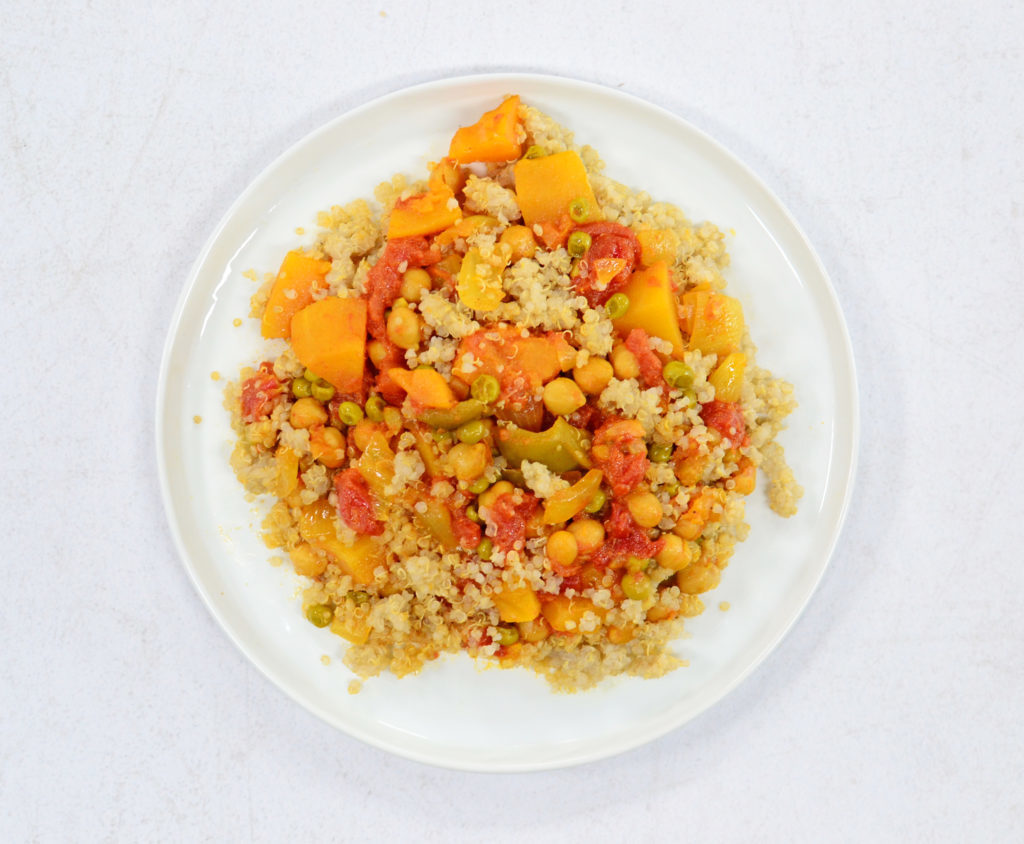 Image for Butternut Squash Chickpea Curry with Quinoa