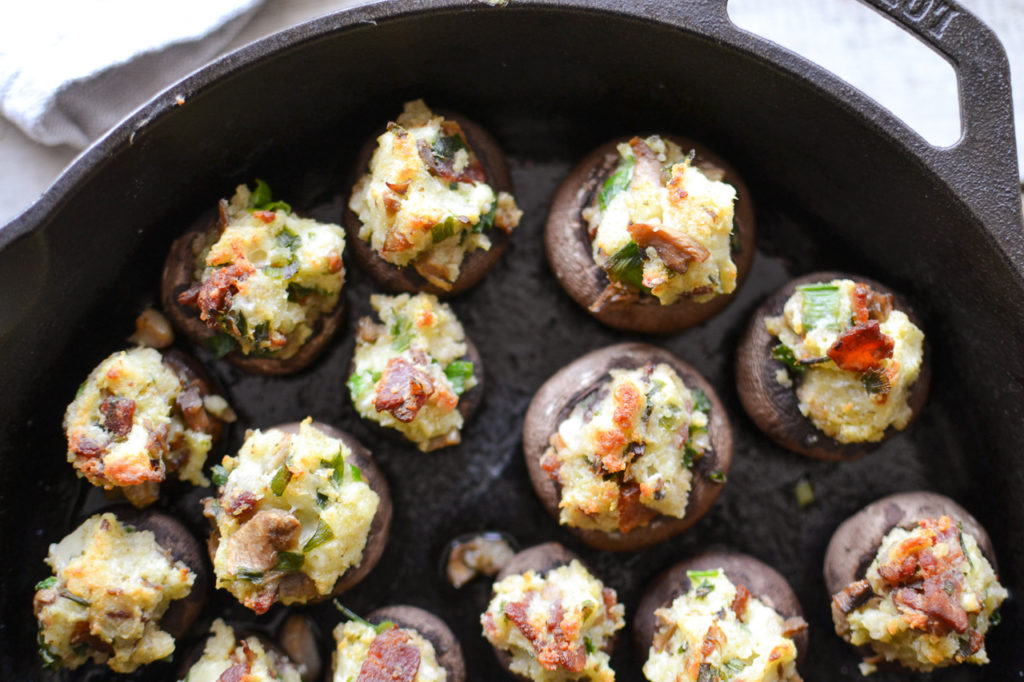 Image for Gorgonzola & Bacon Stuffed Mushrooms