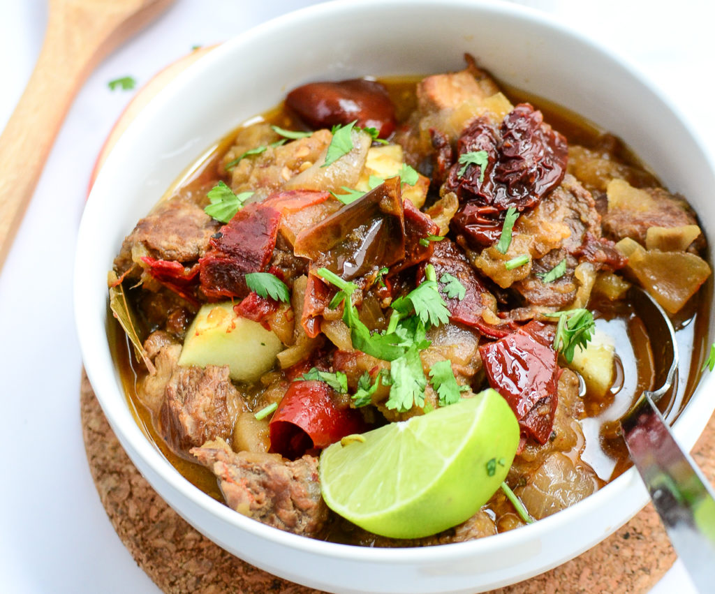 Image for Peruvian Pork Stew with Apples, Chilies & Lime