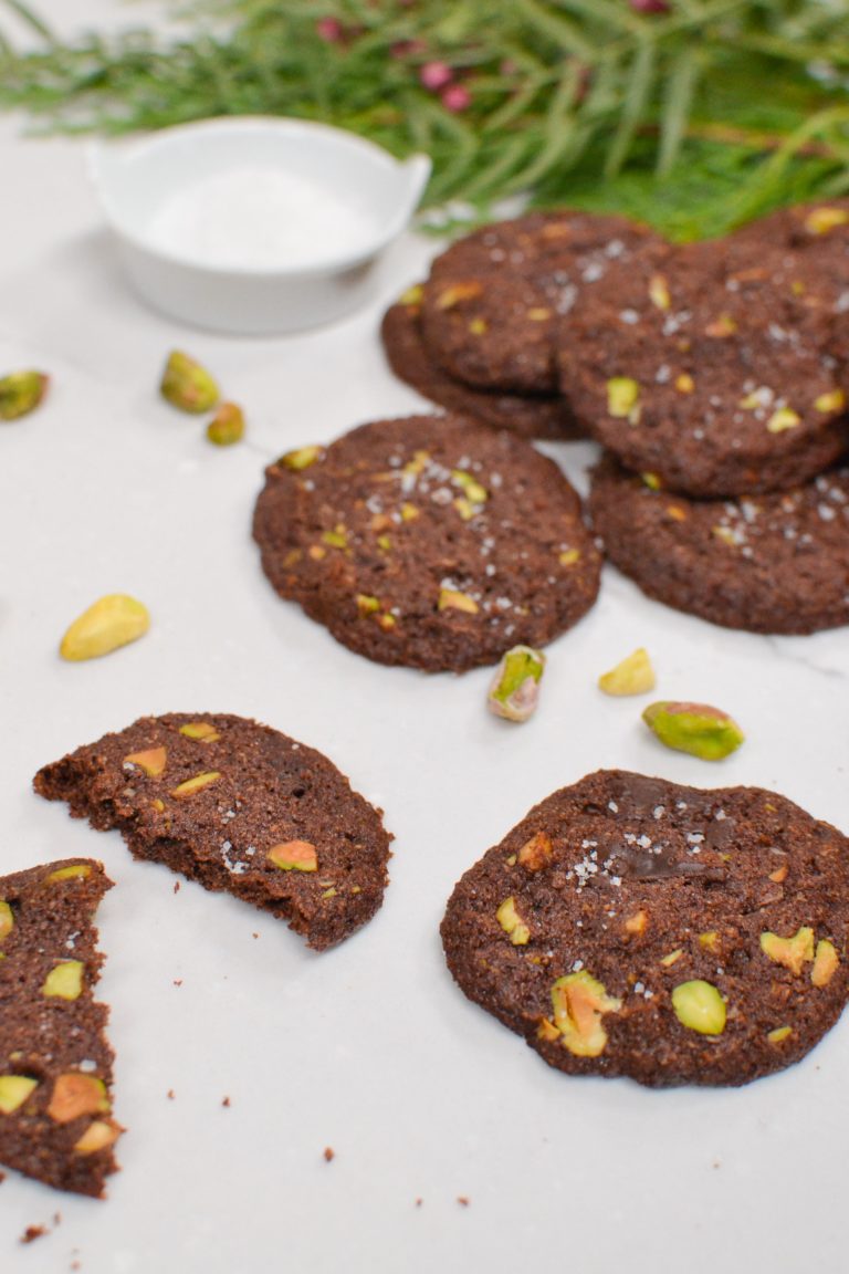 Salted Choco Pistachio Sablés Lakewinds Food Coop