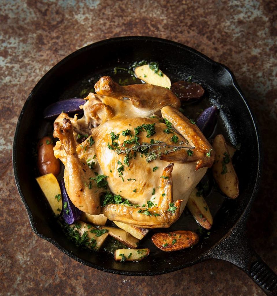 Image for Rotisserie Chicken with Lemon-Parsley New Potatoes