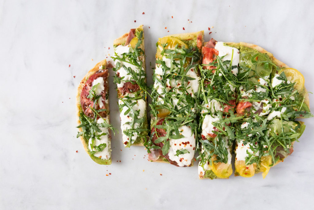 Image for Heirloom Tomato Burrata Pizza