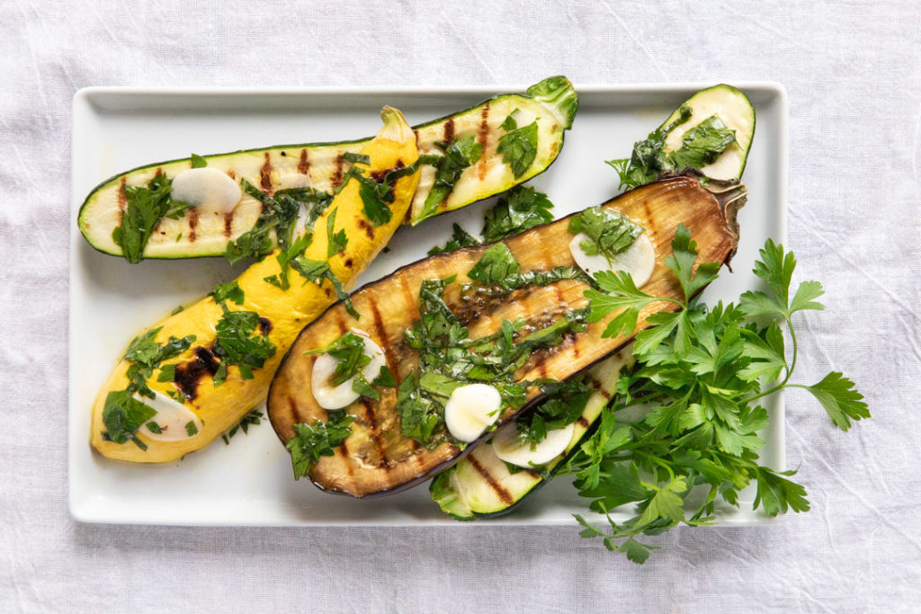 Image for Marinated and Seared Zucchini and Eggplant