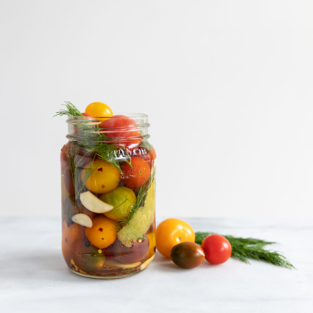 Quick Pickled Cherry Tomatoes Lakewinds Food Coop