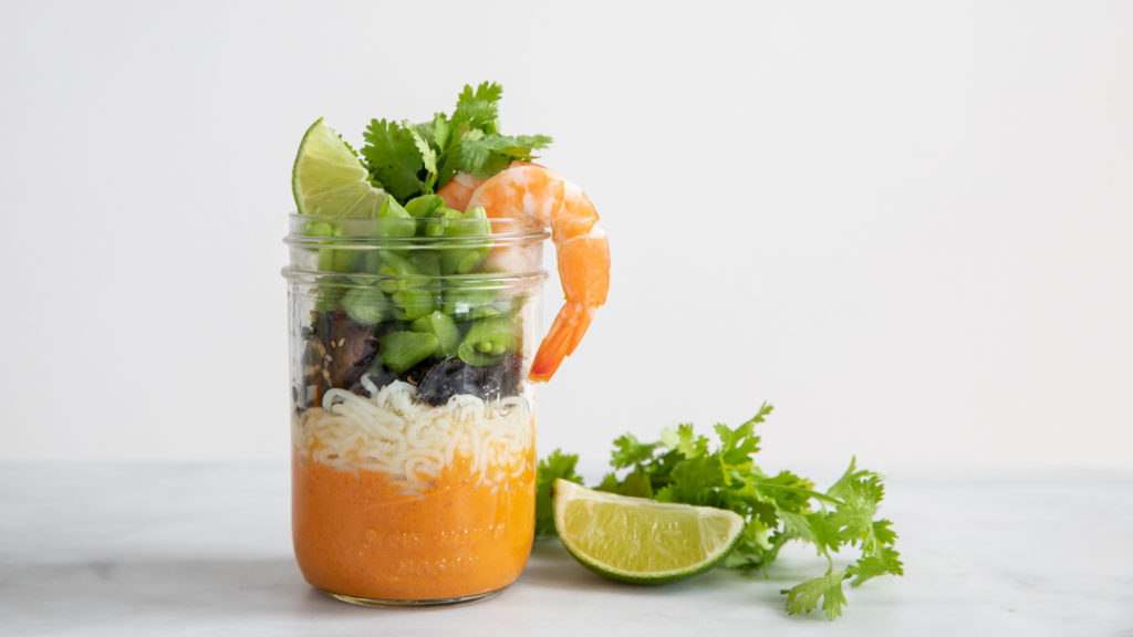 Image for Thai Coconut Curry with Shrimp Soup in a Jar