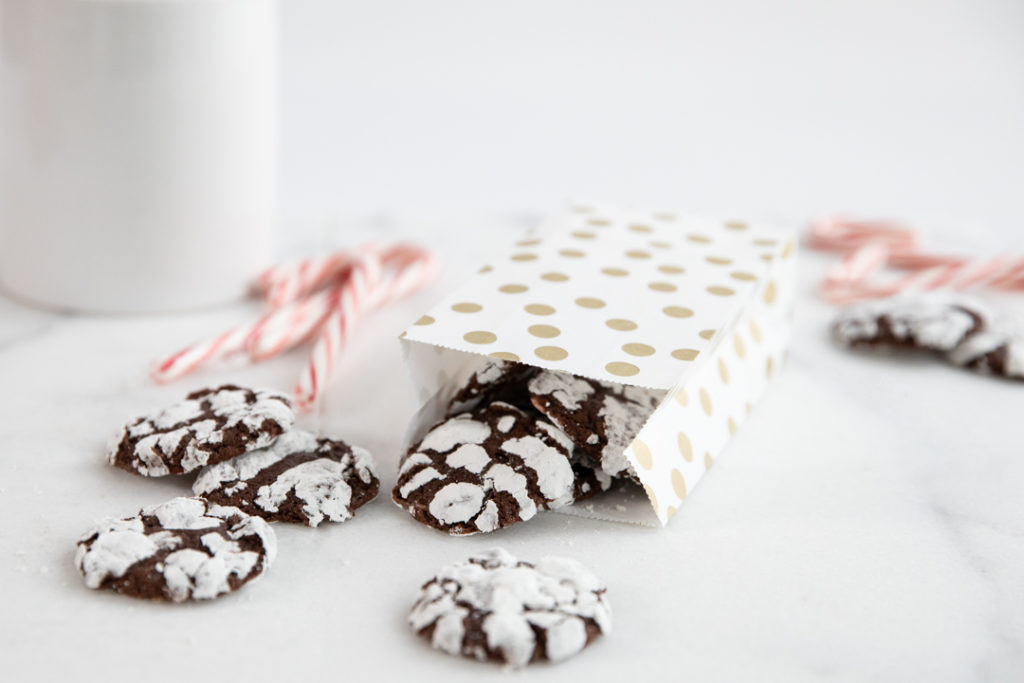 Image for Gooey Chocolate Peppermint Crinkle Cookies