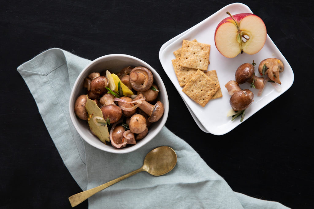 Image for Herb and Garlic Marinated Mushrooms