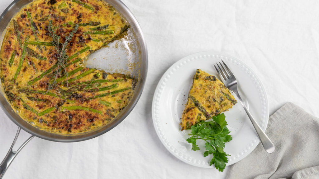 Image for Spring Asparagus and Leek Frittata