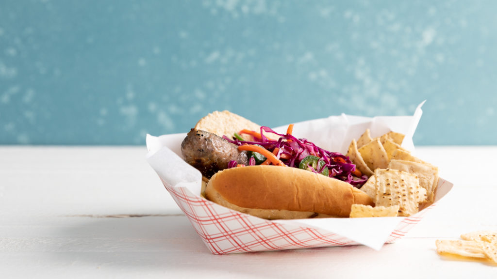 Image for Brown Ale Brats with Spicy Slaw