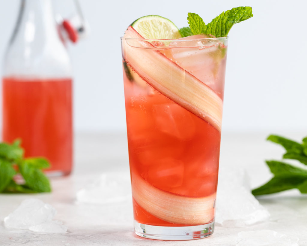 Image for Private: Sparkling Rhubarb Mint Shrub