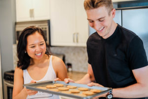 Founders Bella Lam and Myles Olson