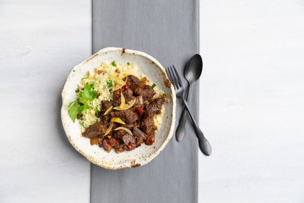 Image for Moroccan Braised Beef with Couscous