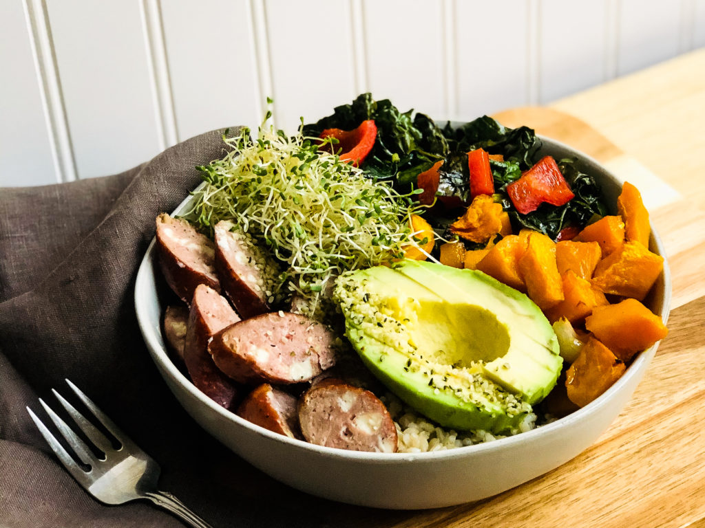 Image for Squash, Sausage, & Kale Harvest Bowl