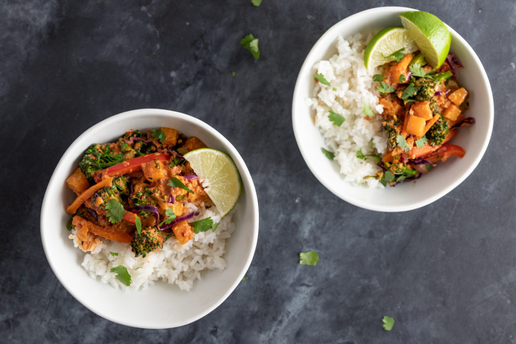 Image for Red Thai Coconut Curry with Winter Vegetables