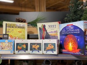 Puzzles and Winter Globe Kits
