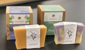 Sun Leaf Candles and Rapha Goat Soap