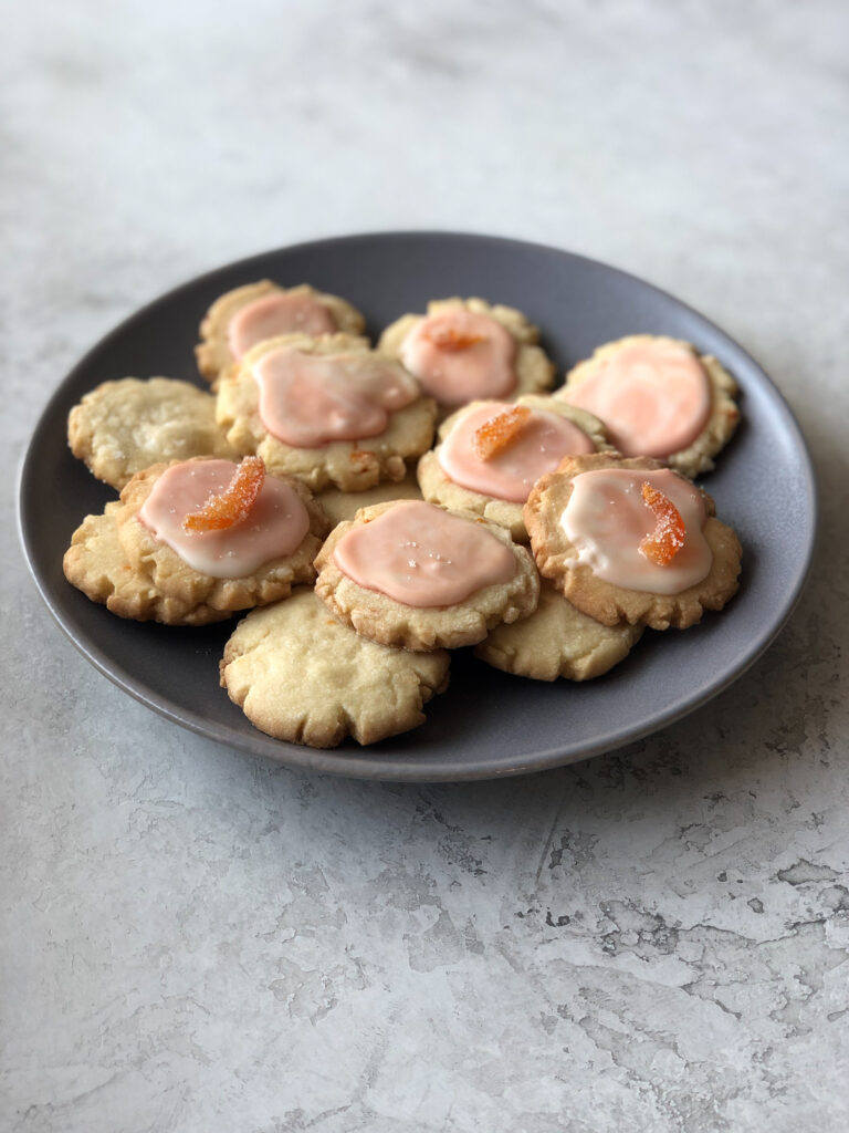 Image for Pink Grapefruit Shortbread Cookies