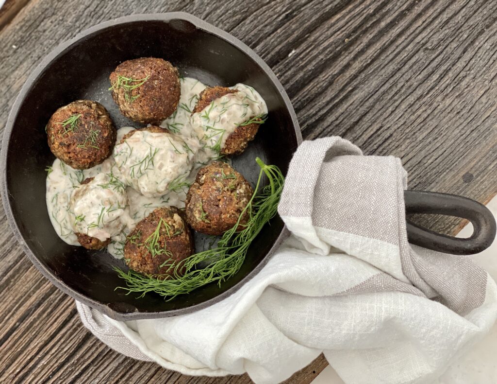 Image for Vegan Tempeh Swedish “Meatballs”