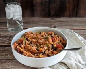 Southwest Rice is An Easy Vegan Recipe