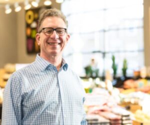 Dale Woodbeck in the Richfield Produce Section