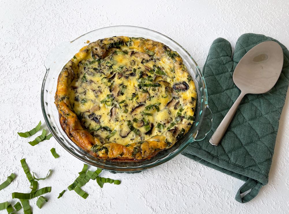Image for Ramps and Mushrooms Frittata