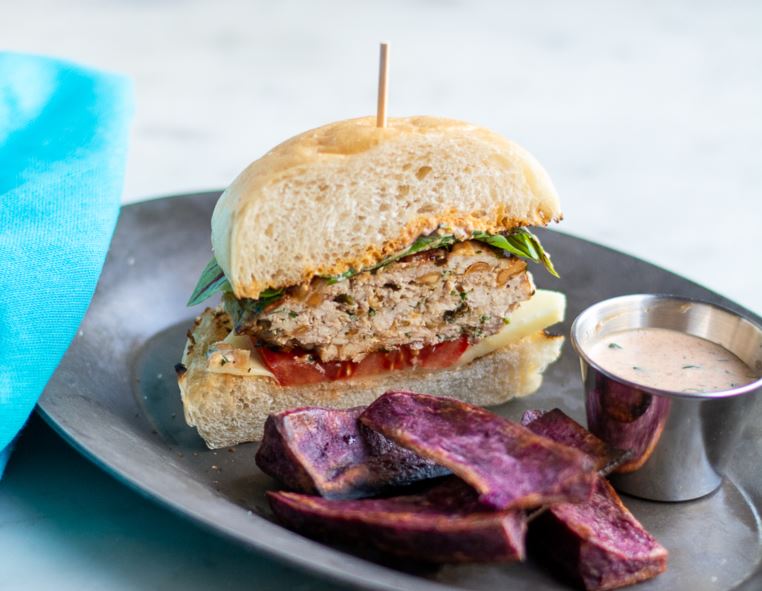 Image for Turkey Burgers with Hoyo Sauce