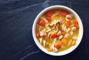 Chicken Noodle Soup in a Bowl