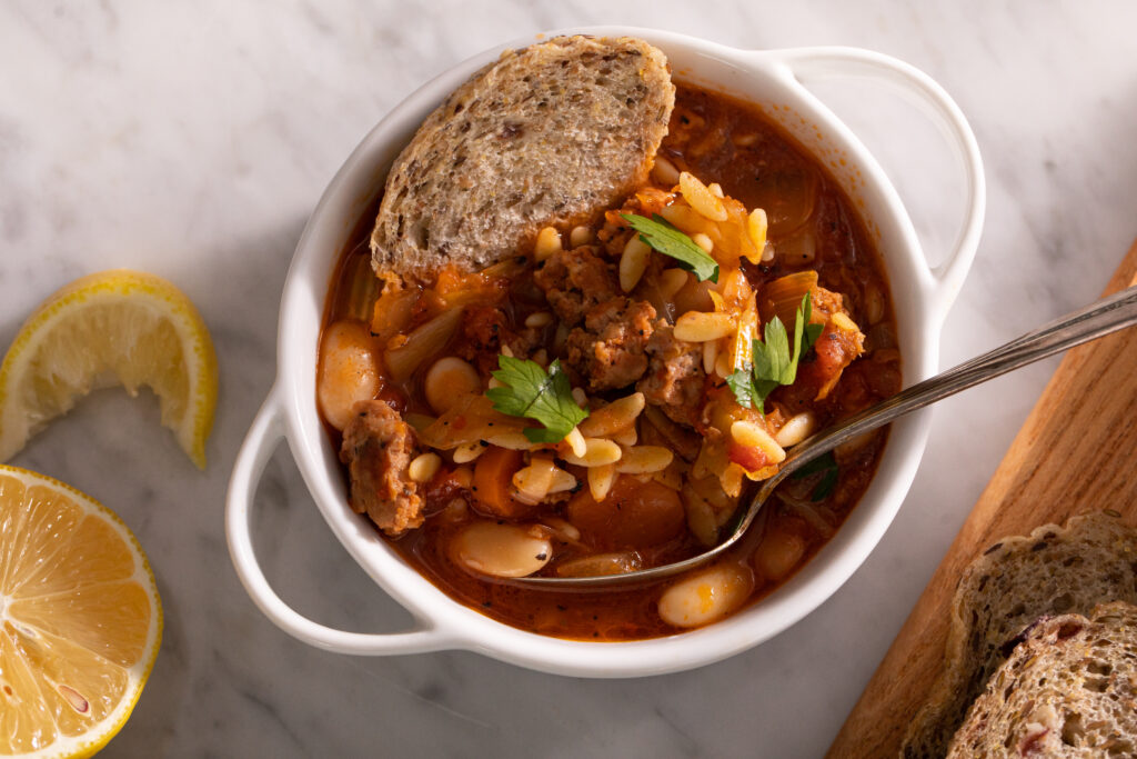 Image for Italian Sausage and Bean Soup with Lemon
