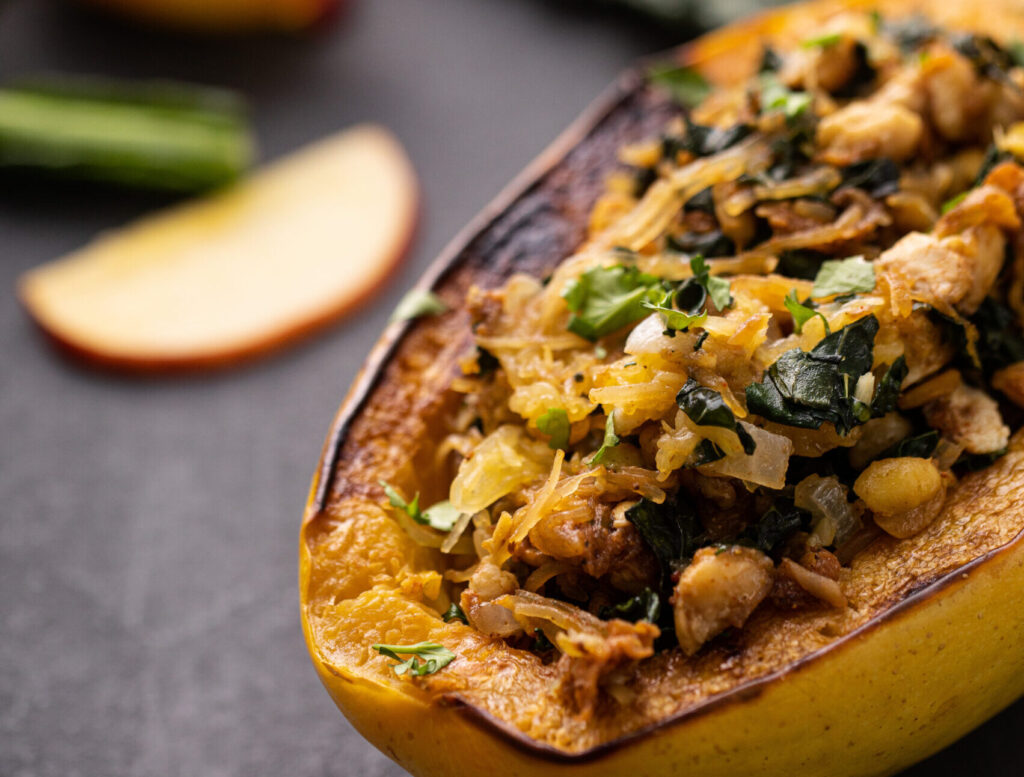 Image for Spaghetti Squash Tempeh Bowls