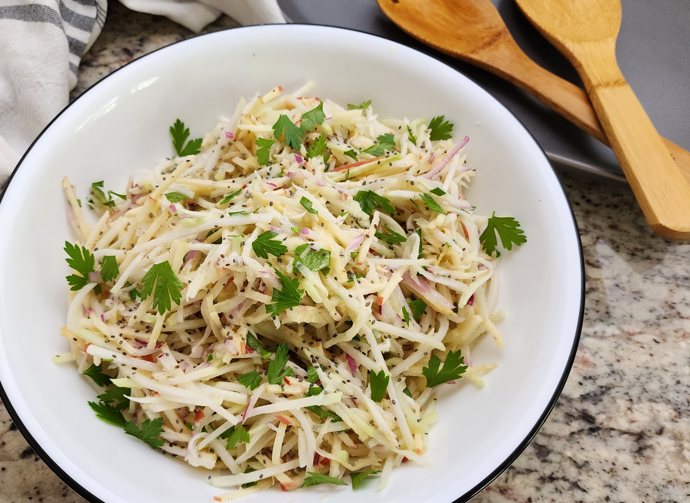 Image for Kohlrabi Apple Slaw