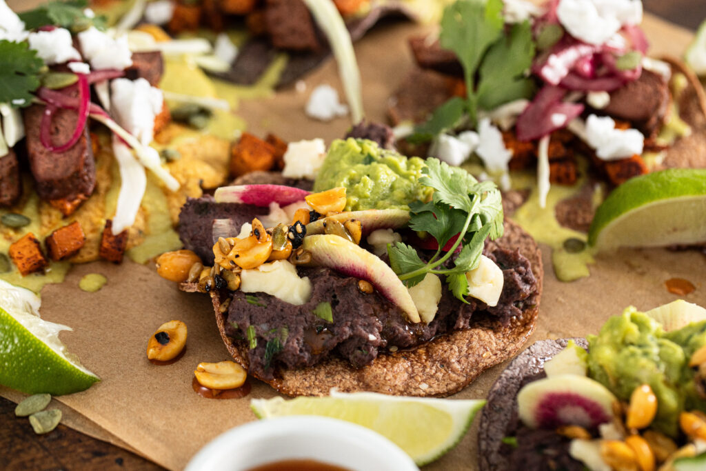 Image for Refried Black Bean Tostadas