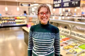 Maya Standing in the Richfield Deli