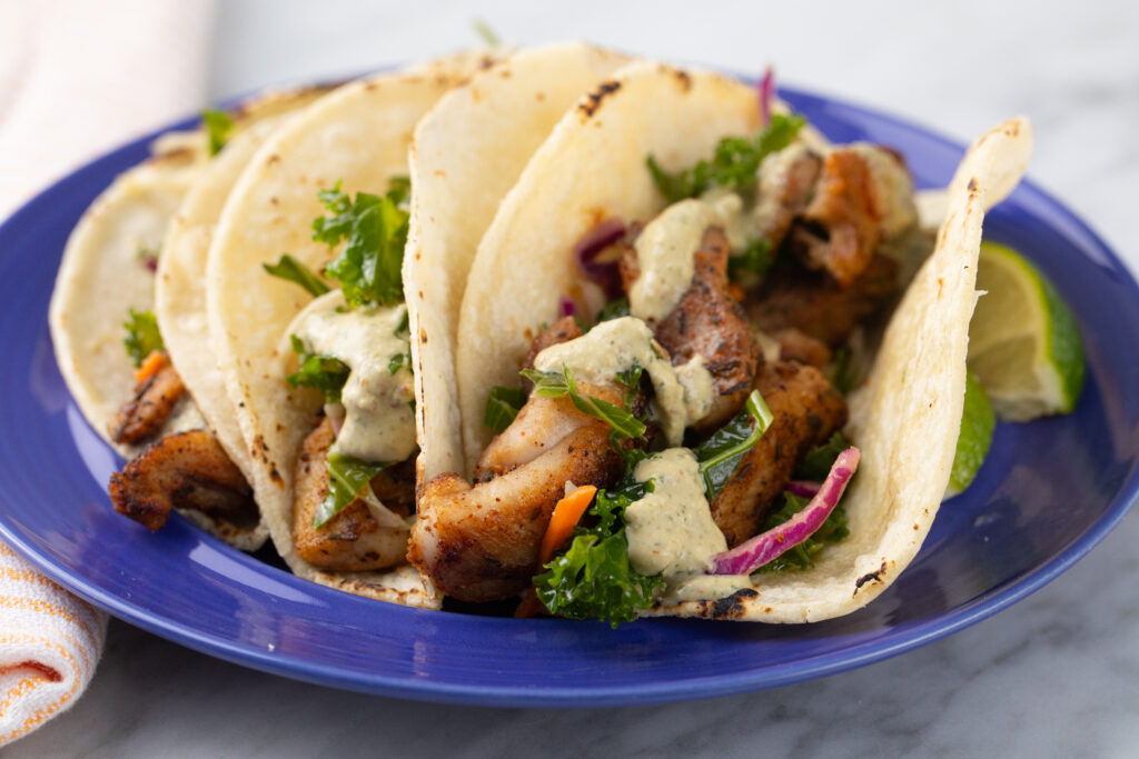 Image for Easy Caribbean Jerk Chicken Tacos