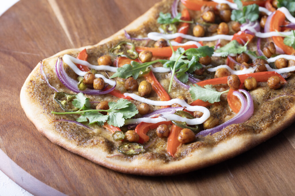 Image for Vegan Shawarma-Inspired Tarte Flambée