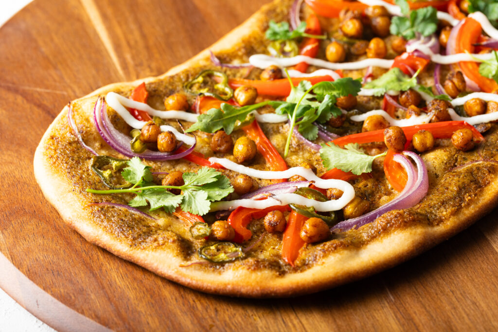 Image for Vegan Shawarma-Inspired Tarte Flambée
