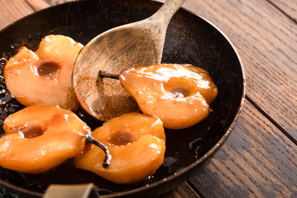 Image for Braised Pears in Caramel Sauce