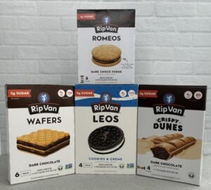 Four Cartons of Rip Van Cookies