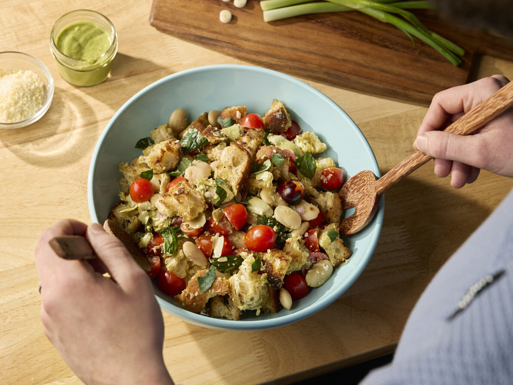 Springtime Fast Food Springtime Panzanella | Lakewinds Food Co-op