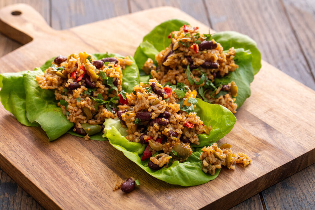 Image for Red Beans & Rice Lettuce Wraps