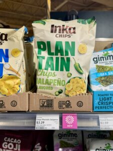 Inka plantain chips jalapeno flavored