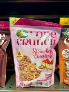 Nature's path love crunch granola strawberry cheesecake