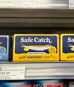 Safe Catch sardines olive oil and lemon
